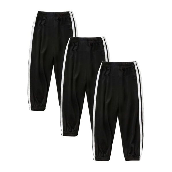 3-Pack Boys Sweatpants Kids Dri Fit Jogger Pants with Elastic Waist