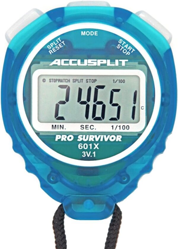 ACCUSPLIT Pro Survivor - A601X Stopwatch, Clock, Extra Large Display