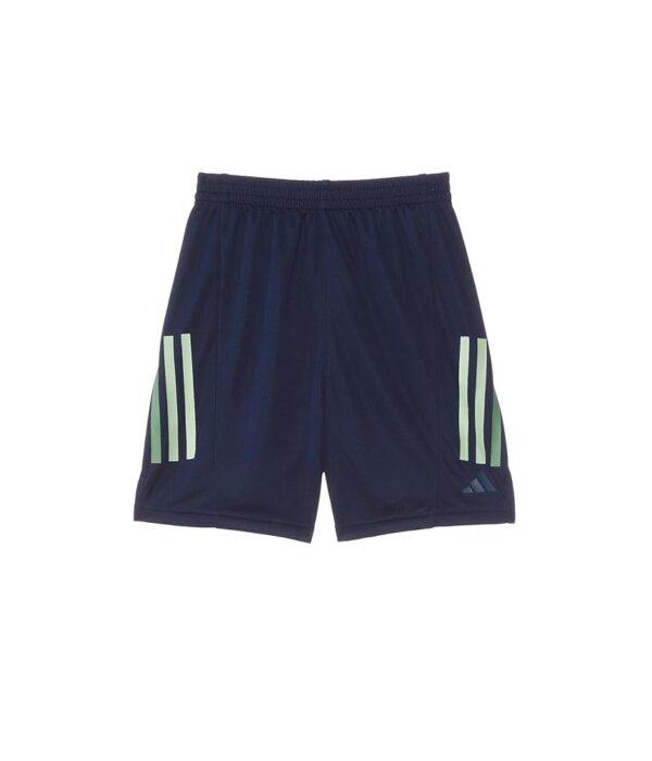 adidas Boys' Aeroready Elastic Waistband Graphic 3-Stripe Gym Shorts