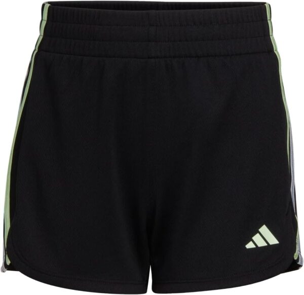 adidas Girls' 3 Stripe Pacer Mesh Short