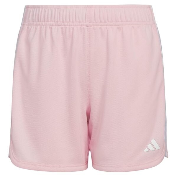 adidas Girls' Aeroready 3s Pacer Mesh Gym Running Shorts