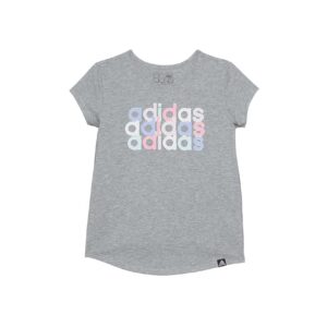 adidas girls Short Sleeve Cotton Essential T-shirt Top