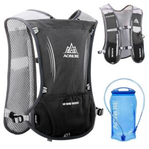 AONIJIE Hydration Backpack Running Vest, 5L Capacity, Multi-Pocket Design, Breathable and Lightweight, Pack for Outdoor Sports - Running, Cycling, Climbing and Hiking