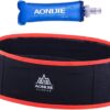 AONIJIE Lovtour Running Belt Waist Pack, Flip Waist Belt,with 250ml Soft Water Bottle Free and Lightweight for Marathon Climbing Jogging Cycling Workout Fitness Mobile Phone Holder