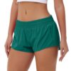 Aurefin Lightweight Athletic Shorts for Women, Quick Dry Running Shorts with Zip Pocket and Liner Womens Gym Workout Shorts