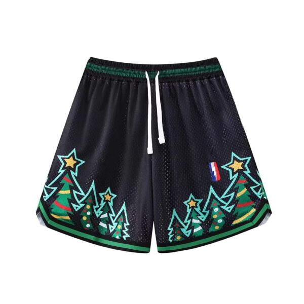 BOOMLEMON Men's Basketball Shorts Gym Training Workout Athletic Shorts Mesh Graphic Print Running Short Pants