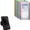 BoxWave Case Compatible with iPod Mini (6GB) - Sports Armband, Adjustable Armband for Workout and Running - Jet Black