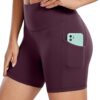 CRZ YOGA Womens Butterluxe Biker Shorts with Pockets 3'' / 5'' / 8'' - High Waisted Volleyball Workout Athletic Yoga Shorts