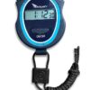 Digital Stopwatch - No Bells, No Whistles, Simple Basic Operation, Silent, Clear Display, ON/Off, Child Friendly, AAA Batteries (Included), Black