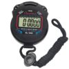 Digital Stopwatch, Waterproof Countdown Timer with Time & Alarm Function, Multifunctional Interval Timer with Large Display, Handheld Electronic Stopwatch for Sports Coaches...