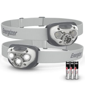 Energizer LED Headlamp PRO (2-Pack), IPX4 Water Resistant Headlamps, High-Performance Head Light for Outdoors, Camping, Running, Storm, Survival LED Light for Emergencies...