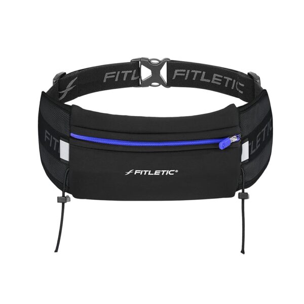 Fitletic Ultimate I Race Running Belt for Triathlons, Marathons – Water Resistant, Lightweight, Low Profile & Patented No Bounce- For Men & Women –– Ultra-Soft Dual Adjust Waist...