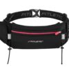 Fitletic - Ultimate II Running Pouch with Gels, Runners Pouch, Running Waist Belt with Gel Loops, Exterior Pocket, Inner Pocket, and Integrated Bib Toggles, Running Accessories