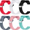 FitTurn [6pack Compatible with Wahoo ELEMNT Rival Running/Multisport GPS Silicone Quick Release Wristband Replacement Sports Straps Bracelet Watch Band Strap with Quick Release...