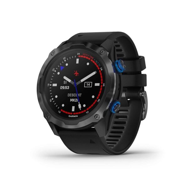 Garmin Descent Mk2i Titanium Carbon Gray DLC with Black Band (Renewed)