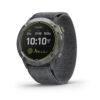 Garmin Enduro, Ultraperformance Multisport GPS Watch with Solar Charging Capabilities, Battery Life Up to 80 Hours in GPS Mode, Steel with Gray UltraFit Nylon Band (Renewed)