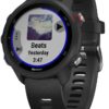 Garmin Forerunner 245 Music GPS Running Smartwatch, with Music and Running and Training Features, Black Band