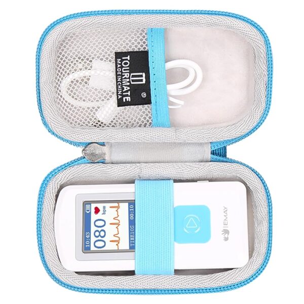 Hard Case Replacement for EMAY/CONTEC/SonoHealth Portable ECG Heart Rate Monitor