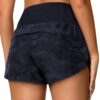 High Waisted Athletic Shorts for Women Quick Dry Workout Running Shorts with Mesh Liner Zipper Pockets