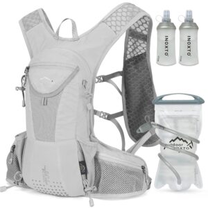 Hydration Pack Backpack, Lightweight Water Backpack with 2L Leakproof Hydration Bladder Daypack for Men Women,Running Hydration Vest for Outdoor Trail