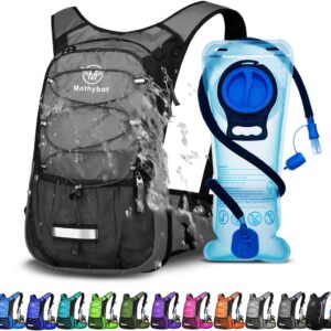 Hydration Pack, Insulated Hydration Backpack with 2L BPA Free Water Bladder and Storage, Hiking Backpack for Men, Women, Kids for Running, Cycling, Camping - Keep Liquid Cool up...