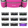 Hydration Running Belt with Bottles - Water Belts for Woman and Men - iPhone Belt for Any Phone Size - Fuel Marathon Waist Pouch for Runners - Jogging Cycling Biking