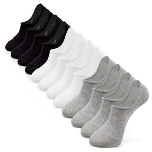 IDEGG No Show Socks Womens and Men Low Cut Ankle Short Anti-slid Athletic Running Novelty Casual Invisible Liner Socks