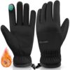 ihuan Winter Gloves Waterproof Windproof Mens Women - Warm Gloves Cold Weather, Touch Screen Fingers, Driving Biking Running