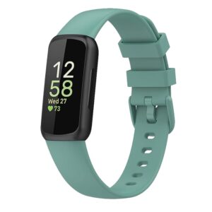 Inspire 3 Bands Compatible with Fitbit Inspire 3 Bands for Men Women, Soft Silicone Sport Wristband Strap Band Bracelets for Inspire 3