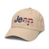 Jeep Flag Wordmark Logo Adjustable Baseball Hat