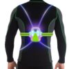 LED Reflective Running Vest Lights for Runners, Running Lights with Front Light, Safety USB Rechargeable Reflective Night Lights For Men/Women Running Walking Cycling, Three...