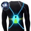 LEOP Luminous Sports Vest,LED Night Running Gear,LED Lighted Motion Vest,Running Light,Nighttime Exercise,6 Colors 3 Modes,Waterproof and Rechargeable,Outdoor Sports