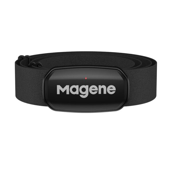 Magene H303 Heart Rate Monitor, Heart Rate Sensor Chest Strap, Protocol ANT+/Bluetooth, Compatible with iOS/Android APPs