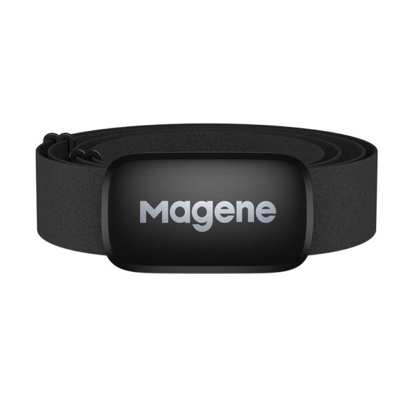 Magene H64 Heart Rate Monitor, Heart Rate Sensor Chest Strap, Protocol ANT+/Bluetooth, Compatible with iOS/Android APPs (New H64)