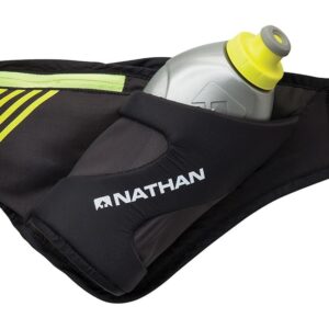 Nathan Peak Hydration Waist Pack with Storage Area & Run Flask 18oz – Running, Hiking, Camping, Cycling