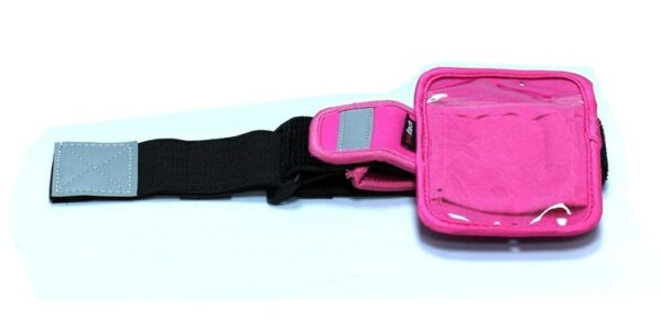 Navitech Pink MP3/MP4 Sports Running Armband Compatible with The Apple iPod Nano 16GB 7th Generation