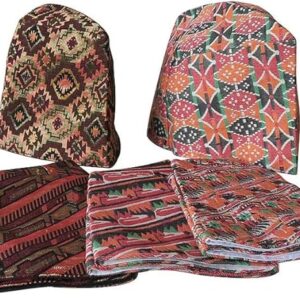 Nepalese Traditional Handmade Palpali Dhaka Topi (for KIDS) Multi, Small