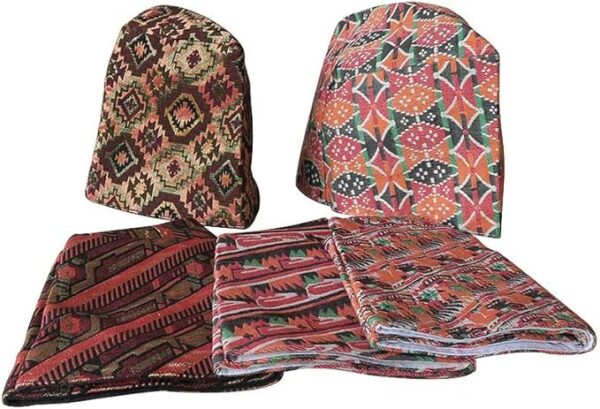 Nepalese Traditional Handmade Palpali Dhaka Topi (for KIDS) Multi, Small