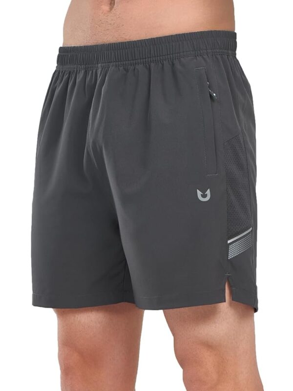 NORTHYARD Men's Athletic Running Shorts 5" Quick Dry Lightweight with Zip Pockets Gym Workout Active