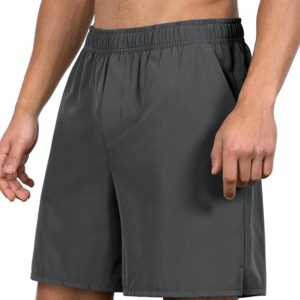 ODODOS Men's Athletic Shorts with Pockets 5" / 7" Inseam Quick Dry Lightweight Workout Gym Running Shorts