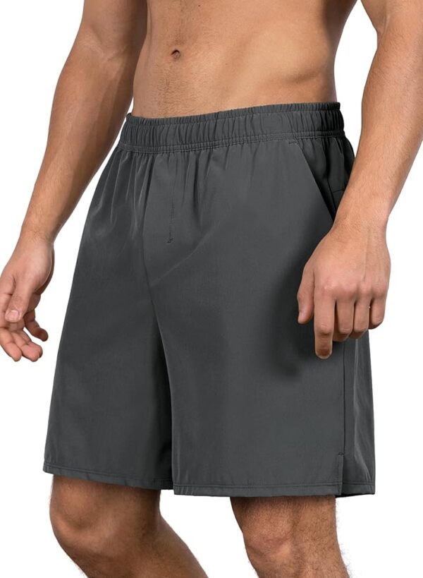 ODODOS Men's Athletic Shorts with Pockets 5" / 7" Inseam Quick Dry Lightweight Workout Gym Running Shorts