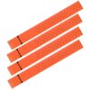 Oudain 4 Pcs Replacement Heart Rate Monitor Band, Soft Heart Rate Strap Armband Strap, Theory Fitness Adjustable Strap (0.8 x 14.2 Inch,Orange)