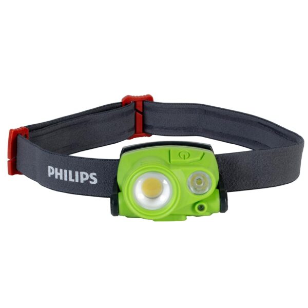 Philips Xperion 3000 LED Headlamp Work Light, 300 Lumen Professional Flashlight with Diffused Flood Light and Rotatable Spotlight for Mechanics, Running, Camping, Grilling,...