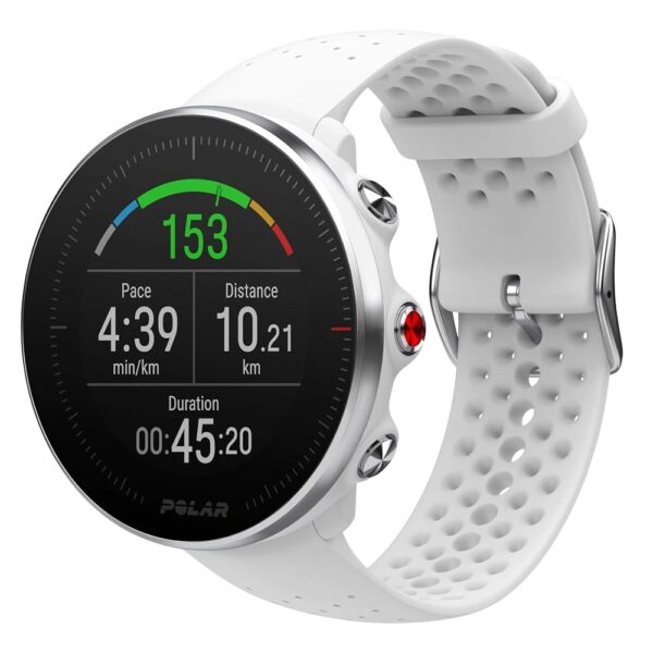 POLAR VANTAGE M –Advanced Running & Multisport Watch with GPS and Wrist-based Heart Rate (Lightweight Design & Latest Technology), White, Small