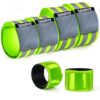 Reflective Band for Night Running Walking, 6 PCS Premium Reflective Bands for Arm/Wrist/Ankle/Leg, High Visibility Reflective Running Gear Adjustable for Men and Women