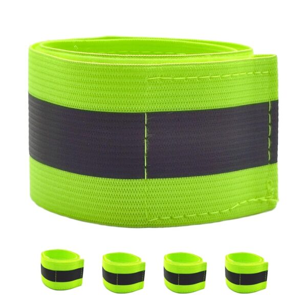 Reflective Bands for Arm,Wrist,Ankle,Leg,High Visibility Reflective Gear Safety Reflctive Straps for Night Walking,Running and Cycling