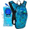 Reflective Hydration Backpack, Hydration Pack - Water Backpack with 2L Hydration Bladder, Essential for Festivals - Rave Hydration Pack for Hiking, Running, Cycling, and Festivals