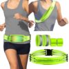 Reflective Running Gear,Reflective Belt Sash with Storage Bag,Reflective Bands,Reflectors Armband for Women Men,Safety Reflective Straps Bracelets for Running,Cycling,Walking 5...