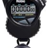 Robic Dual Stopwatch and Hi Precision Countdown Timer-Black