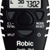 Robic M469 Dual Pitch Counter with Stopwatch- Tracks 2 Pitchers Counts on one Display with High Precision Baseball Stopwatch, Black